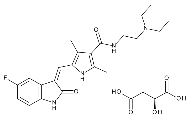 Sunitinib Malate (Sunitinib L-Malate) - CAS No. 341031-54-7 Sunitinib Malate (Sunitinib L-Malate)