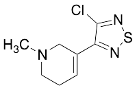 3-(4-Chloro-1,2,5-thiadiazol-3-yl)-1,2,5,6-tetrahydro-1-methylpyridine
