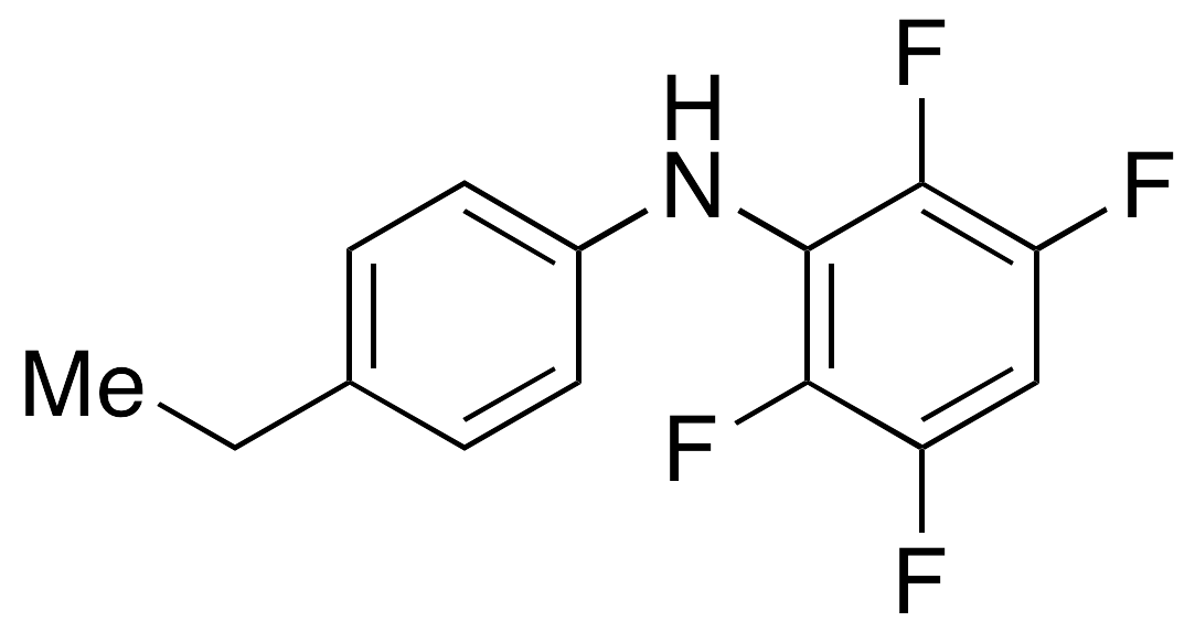N-(4-Ethylphenyl)-2,3,5,6-tetrafluorobenzenamine