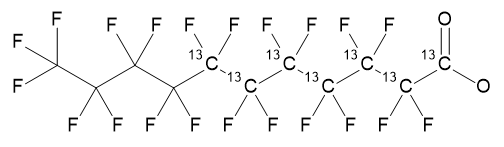 Perfluoroundecanoic acid 13C7 (1,2,3,4,5,6,7-13C7) 50 µg/mL in Methanol:Water
