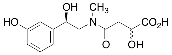 2(R,S)-Hydroxy-4[[(2R)-2-hydroxy-2-(3-hydroxyphenyl)ethyl]methylamino]-4-oxo-butanoic Acid