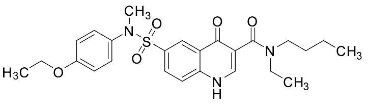 N-butyl-6-(N-(4-ethoxyphenyl)-N-methylsulfamoyl)-N-ethyl-4-oxo-1,4-dihydroquinoline-3-carboxamide