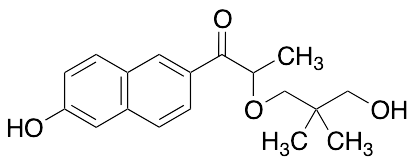 2-(3-Hydroxy-2,2-dimethylpropoxy)-1-(6-hydroxynaphthalen-2-yl)propan-1-one