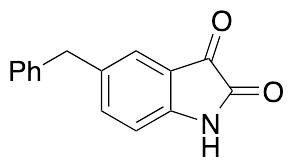 5-Benzylindoline-2,3-dione