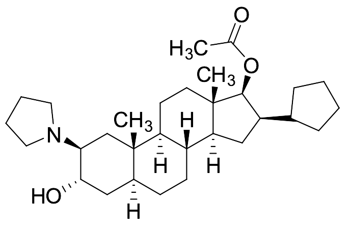 Desallyl 2-Pyrrolidinyl Desmorpholinylrocuronium Acetate