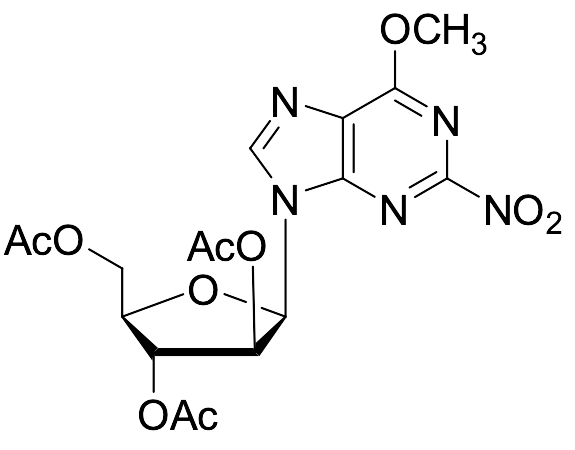 6-Methoxy-2-nitro-9-(2,3,5-tri-O-acetyl-Beta-D-arabinofuranosyl)-9H-purine