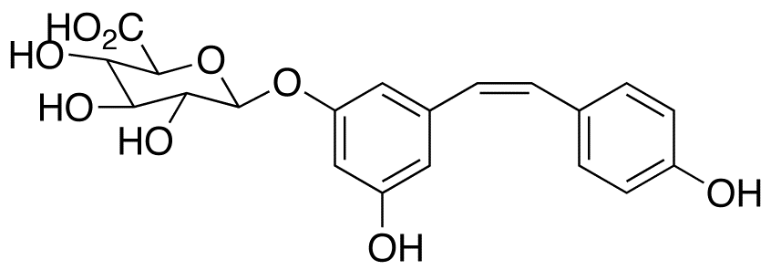 cis-Resveratrol 3-O-Beta-D-Glucuronide (contains up to 15% trans isomer)