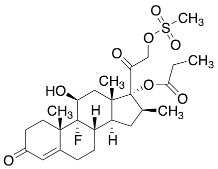 9-Fluoro-11beta,17,21-trihydroxy-16beta-methylpregn-4-ene-3,20-dione 21-Methanesulfonate 17-Propionate
