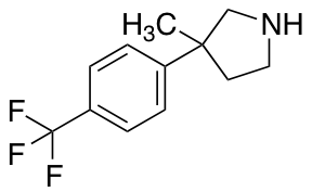 3-Methyl-3-[4-(trifluoromethyl)phenyl]pyrrolidine Hydrochloride