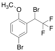 4-Bromo-2-(1-bromo-2,2,2-trifluoroethyl)-1-methoxybenzene