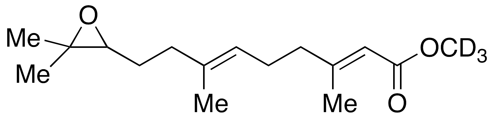 trans-trans-10,11-Epoxy Farnesenic Acid-d3 Methyl Ester