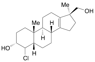(3alpha,​5beta,​17beta)​-4-​Chloro-​3-​hydroxy-​17-​methyl-18-​norandrost-​13-​ene-​17-​methanol