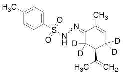 4-​Methyl-​benzenesulfonic Acid (2E)​-​[(5R)​-​2-​Methyl-​5-​(1-​methylethenyl)​-​2-​cyclohexen-​1-​ylidene]​hydrazide-d4