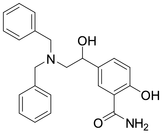 5-[2-[Bis(phenylmethyl)amino]-1-hydroxyethyl]-2-hydroxybenzamide