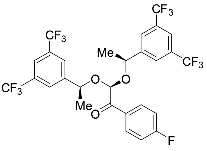 2,2-bis((S)-1-(3,5-bis(Trifluoromethyl)phenyl)ethoxy)-1-(4-fluorophenyl)ethan-1-one