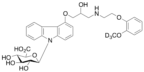 Carvedilol-d3 N-beta-D-Glucuronide