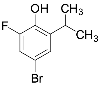 4-Bromo-2-fluoro-6-(1-methylethyl)phenol