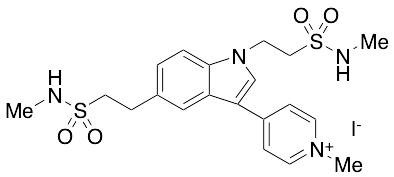 4-[1,5-Bis-(2-methylsulfamoylethyl)-1H-indol-3-yl]-1-methylpyridinium Iodide