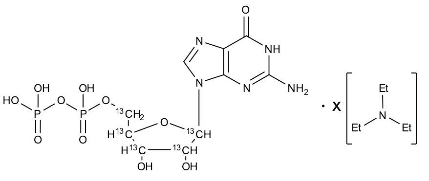 Guanosine-13C5 5’-Diphosphate Triethylamine Salt