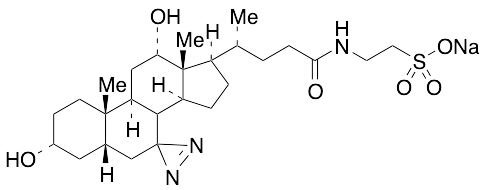7,7-Azo-3-Alpha,12-Alpha-dihydroxytaurocholanic Acid Sodium Salt