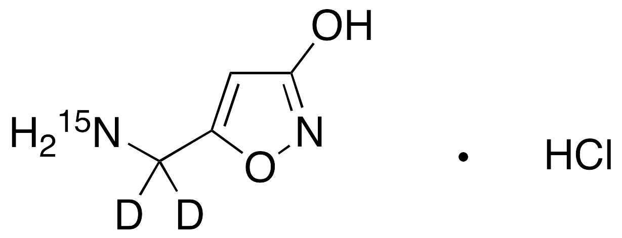 Muscimol-15N,d2 Hydrochloride