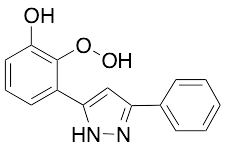 2-Hydroperoxy-3-(3-phenyl-1H-pyrazol-5-yl)phenol