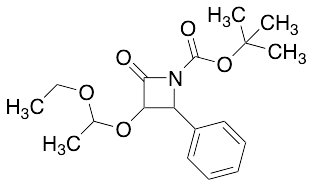 tert-​Butyl 3-​(1-​ethoxyethoxy)​-​2-​oxo-​4-​phenylazetidine-​1-​carboxylate