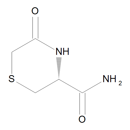 (3R)-5-Oxothiomorpholine-3-carboxamide (Lactam of S-Carboxymethyl-L-cysteinamide) (MM0236.19-0025)