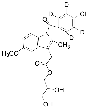 Indomethancin (4-chlorobenzoyl-D4) glycerol ester