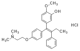 3-Hydroxy-4-methoxy-tamoxifen Hydrochloride (E,Z mixture)