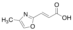 3-(4-methyl-1,3-oxazol-2-yl)prop-2-enoic acid