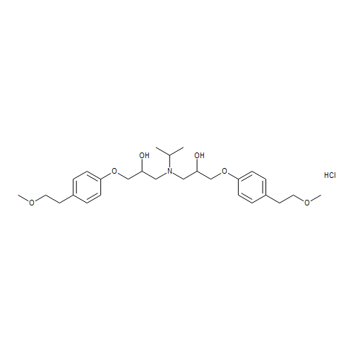1,1'-[(1-Methylethyl)imino]bis[3-[4-(2-methoxyethyl)phenoxy]propan-2-ol] Hydrochloride