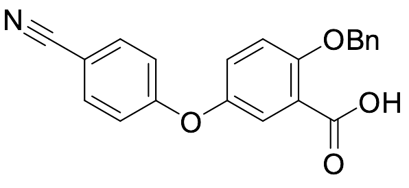 2-(Benzyloxy)-5-(4-cyanophenoxy)benzoic Acid