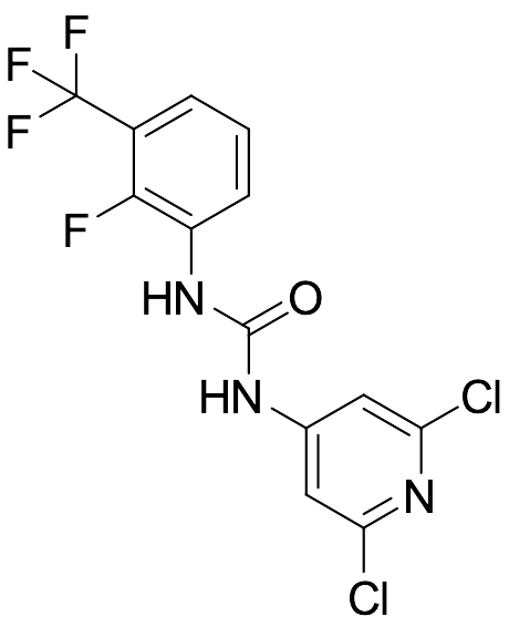 1-(2,6-Dichloropyridin-4-yl)-3-(2-fluoro-3-(trifluoromethyl)phenyl)urea