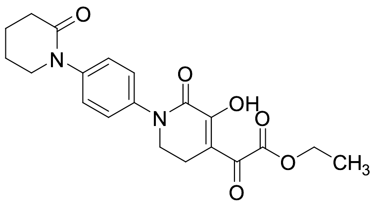Ethyl 1,2,5,6-Tetrahydro-3-hydroxy-α,2-dioxo-1-[4-(2-oxo-1-piperidinyl)phenyl]-4-pyridineacetate