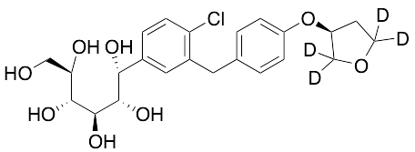(1R)-1,5-Dihydroxyempagliflozin-d4