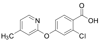 2-Chloro-4-((4-methylpyridin-2-yl)oxy)benzoic Acid