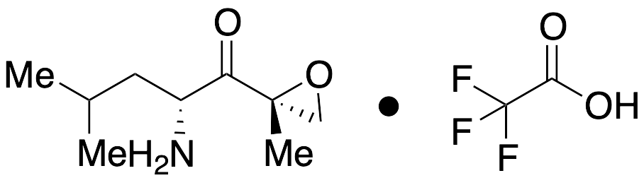 (2R)-2-Amino-4-methyl-1-[(2R)-2-methyloxiran-2-yl]pentan-1-one Trifluoroacetate Salt
