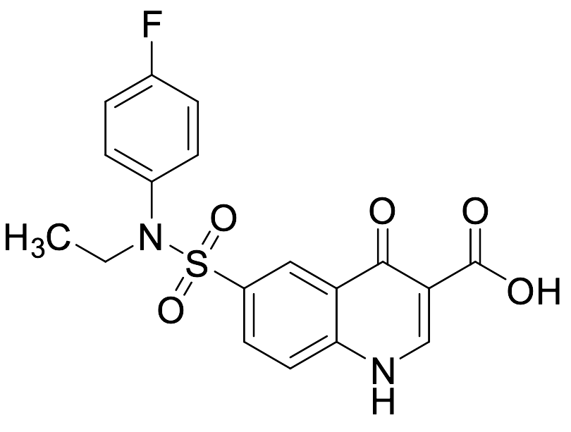6-[[Ethyl(4-fluorophenyl)amino]sulfonyl]-1,4-dihydro-4-oxo-3-quinolinecarboxylic Acid