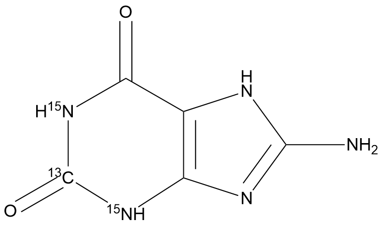 8-Aminoxanthine-13C,15N2