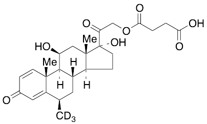 6beta-Methylprednisolone Hemisuccinate-d3