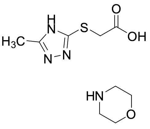 [(5-Methyl-1H-1,2,4-triazol-3-yl)thio]acetate Morpholine
