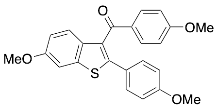 [6-Methoxy-2-(4-methoxyphenyl)benzo[b]thien-3-yl][4-methoxyphenyl]methanone