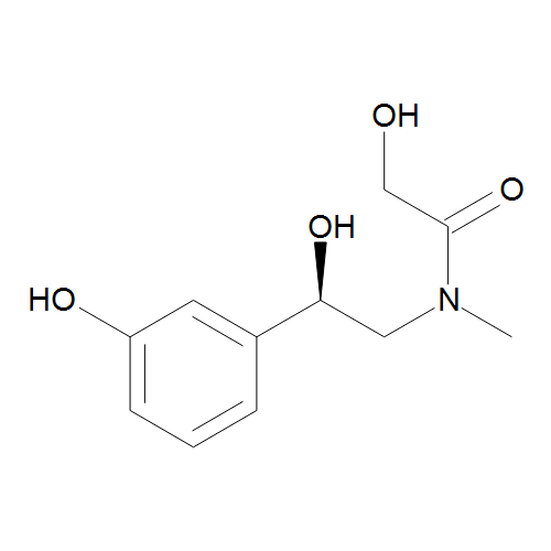 2-Hydroxy-N-[(2R)-2-hydroxy-2-(3-hydroxyphenyl)ethyl]-N-methylacetamide (MM0081.13)