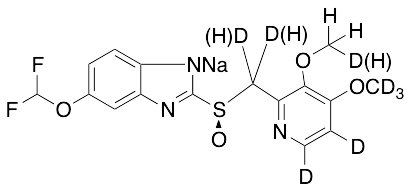 (R)-(+)-Pantoprazole-d7 Sodium Salt