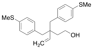 3,3-Bis(4-methylthio)benzylpent-4-en-1-ol