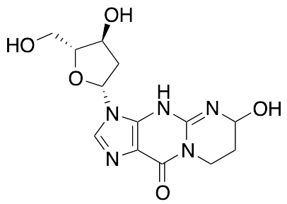 3-(2-Deoxy-beta-D-erythro-pentofuranosyl)-4,6,7,8-tetrahydro-6-hydroxypyrimido[1,2-a]purin-10(3H)-one