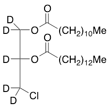 1-Lauroyl-2-myristoyl-3-chloropropanediol-d5