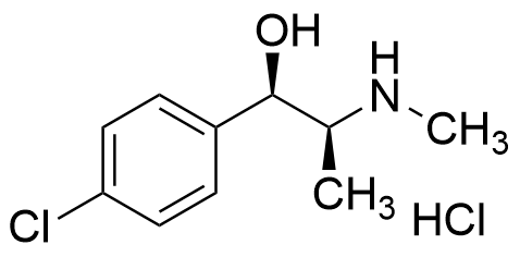 (1R,2S)-1-(4-chlorophenyl)-2-(methylamino)propan-1-ol hydrochloride salt