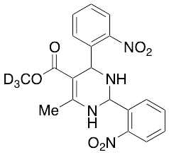 1,2,3,4-Tetrahydro-6-methyl-2,4-bis(2-nitrophenyl)-5-pyrimidinecarboxylic Acid Methyl Ester-d3 (Mixture of Diastereomers)